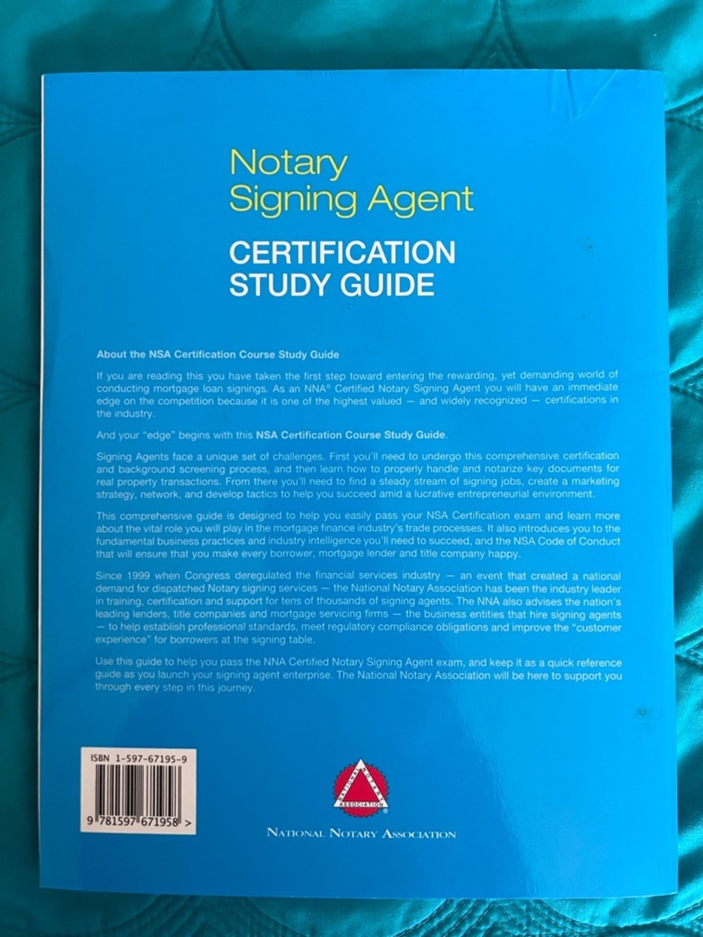 Notary Signing Agent Certification Study Guide - NNA National Notary Assoc. - Picture 2 of 9